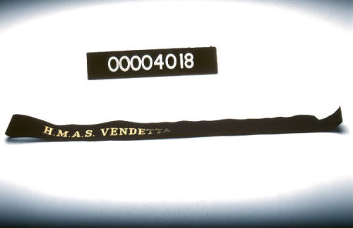 HMAS VENDETTA cap tally