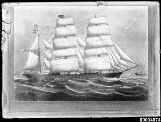 Barque WOOLAHRA at sea