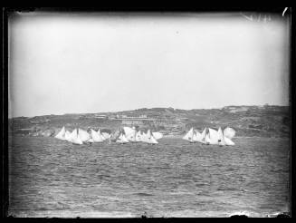 18-footer fleet at South Head, inscribed 311 412