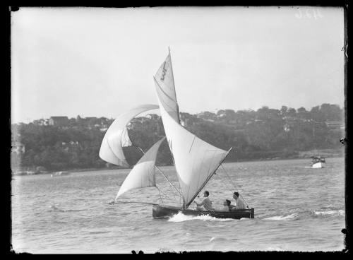 Possibly a 12'-foot skiff on Sydney Harbour, inscribed 426