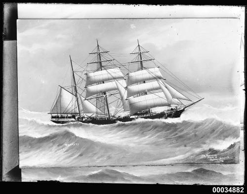 Barque WAI-ITI at sea