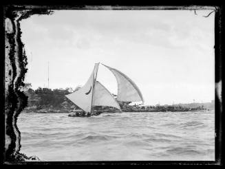 18-footer at Clark Island, inscribed 484