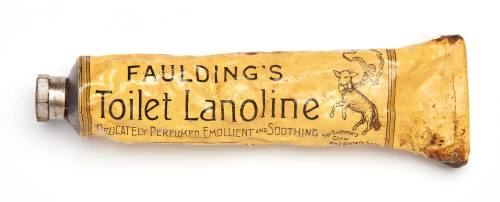 Tube of toilet lanoline from the medicine chest of the SAMUEL PLIMSOLL