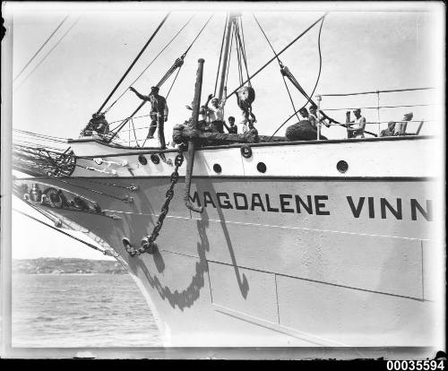 Bow of MAGDALENE VINNEN