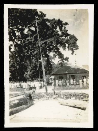 Hoisting the flag - Buru Island [Indonesia]