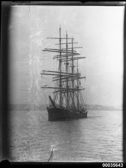 German barque GUSTAV possibly in Rose Bay, Sydney