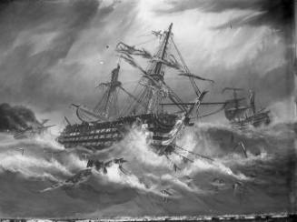 Battle of Trafalgar, the storm after the battle