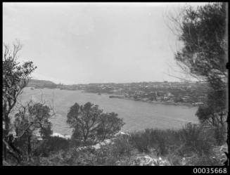 Harbour view of Vaucluse and Watsons Bay