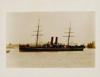 SS BALLARAT anchored in harbour