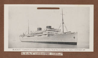 Photograph postcard of passenger ship RMMV CARNARVON CASTLE