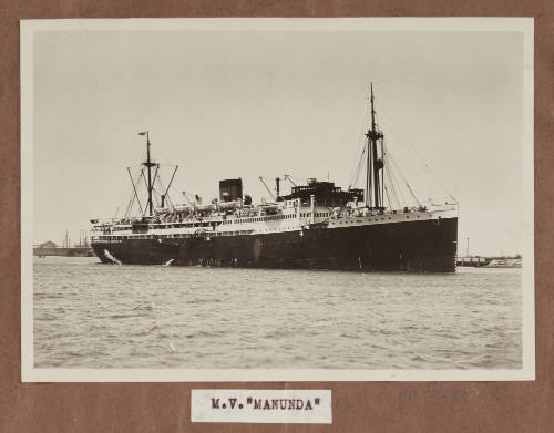 Photograph of MV MANUNDA