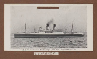 Photographic card of TSS ALMEDA STAR