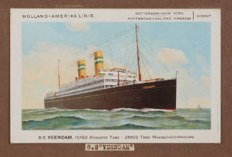 SS VEENDAM Holland-Amerika Linie, Rotterdam-New York,  Rotterdam-Halifax (Kanada) direkt