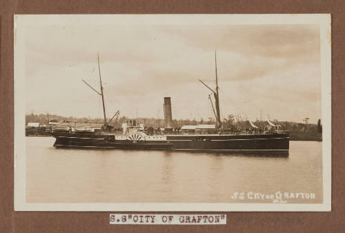 Photographic postcard PS CITY OF GRAFTON