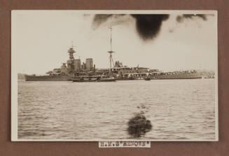 Photographic postcard of HMS RENOWN