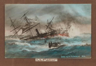 Loss of HMS LONDON in 1866