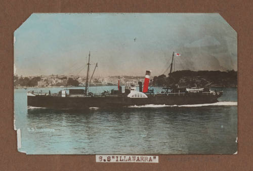 Photographic postcard PS ILLAWARRA