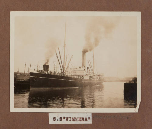 SS WIMMERA, Huddart Parker Line