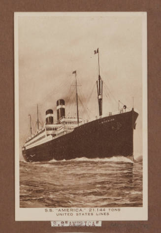 SS AMERICA  21,144 Tons United States Lines