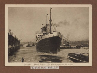 Dampfer ALBERT BALLIN der Hamburg-Amerika Linie