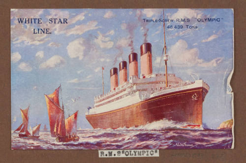 White Star Line triple-screw RMS OLYMPIC 46,439 tons