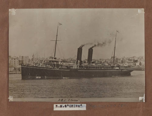 RMS CHINA in Circular Quay, Sydney Harbour
