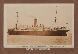SS THEMISTOCLES.  12,000 Tons.  Aberdeen Line.  Valentine Series M. 4021