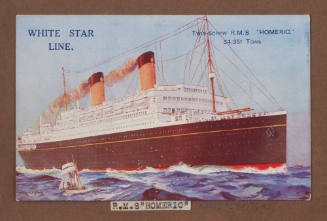 White Star Line : Twin-Screw RMS HOMERIC 34,351 Tons