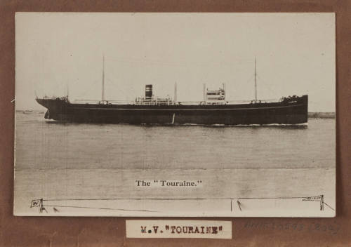 MV TOURAINE, freighter Wilh. Wilhelmsen Line