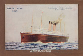White Star Line. Twin-Screw RMS CEDRIC.  21,073 tons.
