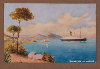 Cunarder at Naples