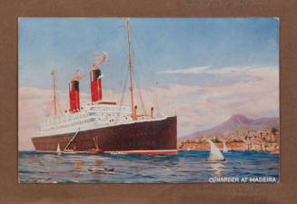 Cunarder at Madeira