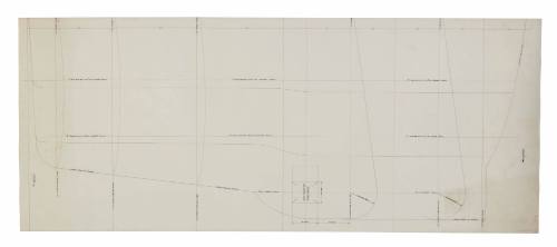 BALLYHOO construction plan with rudder edge sections