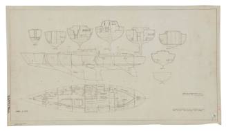 Tentative accommodation plan 72 foot ketch