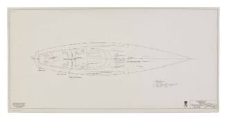 Deck layout  for 72 foot racing yacht