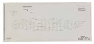 Shell expansion drawing for 72 foot ocean racing yacht