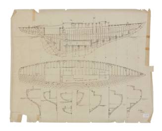 Construction plan for motorised vessel