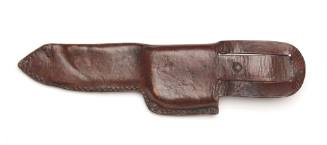 Scabbard for Knuckle Knife issued to Lieutenant Hubert Edward 'Ted' Carse for Operation Jaywick