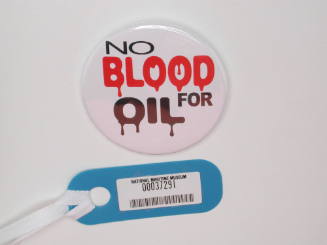 NO BLOOD FOR OIL, BADGE PARTS FROM BADGE - A - MINIT