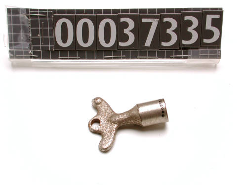 Sun valve key used by Norman Stirton during his employment at the Maritime Services Board of New South Wales