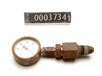 Aga pressure gauge used by Norman Stirton during employment with the Maritime Services Board