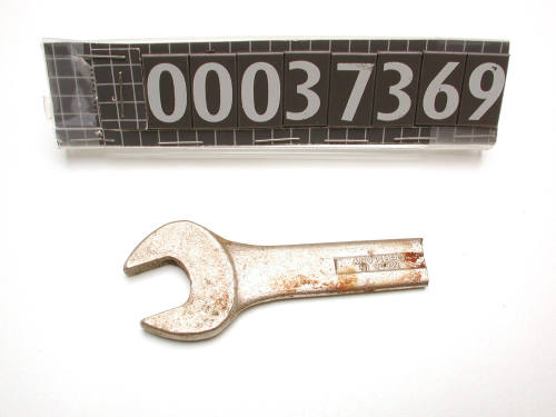 Small spanner used by Norman Stirton during his employment at the Maritime Services Board of New South Wales