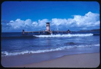 Shipwreck near beach