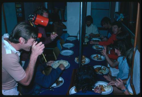 People around a dining table