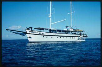 Two masted EVENING STAR in water