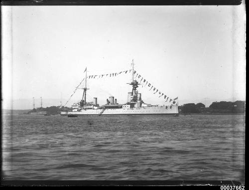 HMS NEW ZEALAND in Sydney Harbour