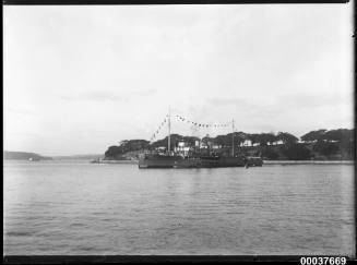 SS ALDEBARAN in Farm Cove, 14 July 1923
