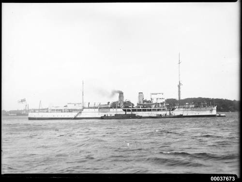 HMAS GERANIUM at No. 1 Naval Buoy
