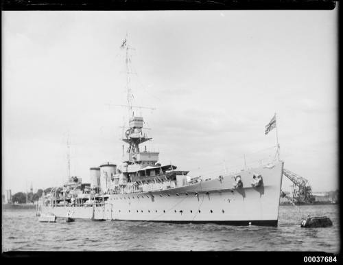 HMS DELHI at naval buoy number 2