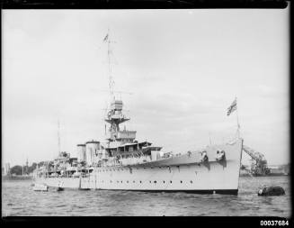 HMS DELHI at naval buoy number 2